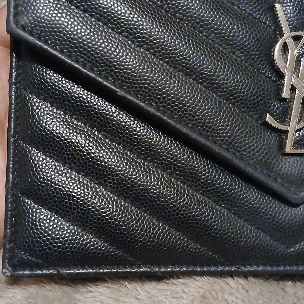 💯% Authentic YSL Envelope Wallet (no chain) - Picture 12 of 16